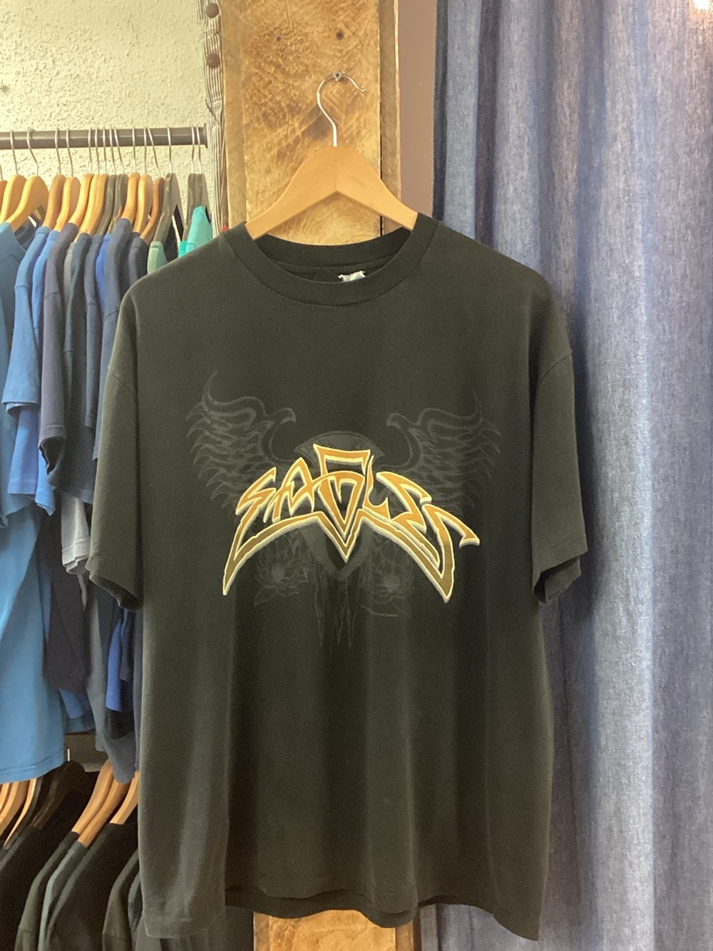 Vintage 1995 Eagles Hell Freezes Over Black T-Shirt